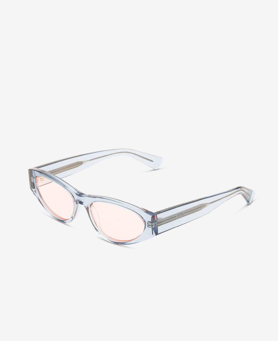 BLADE REVEAL - Transparent Blue / Transparent Peach-red tint