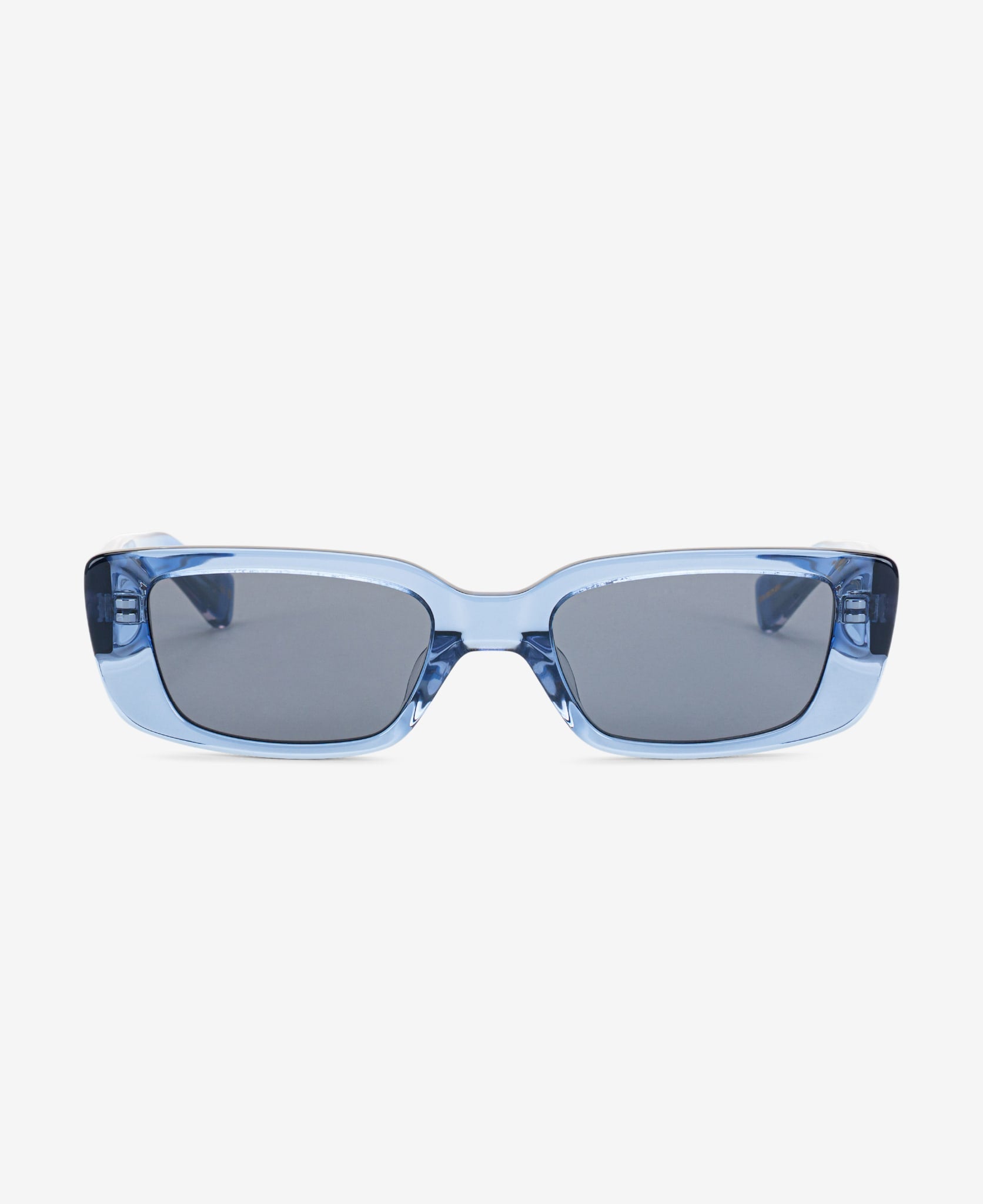 BCBG Maxazria New Womens B834 Sunglasses Blue Clear Rectangle Vintage Sky Blue Rectangle Sunglasses - Unisex | GRISÉ NYC main image 2