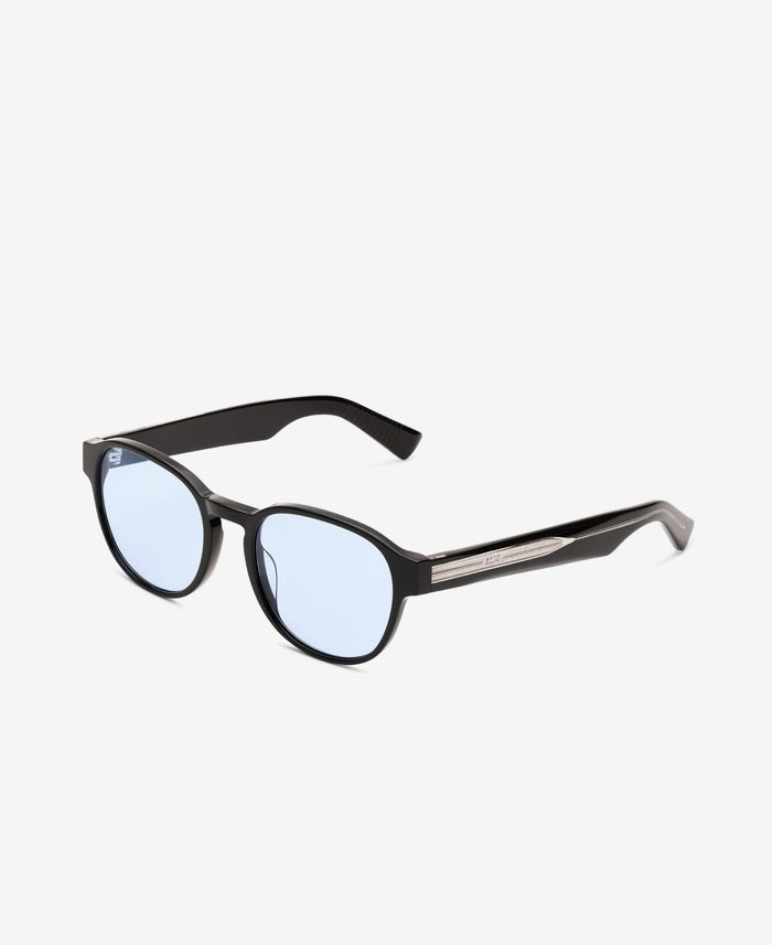 RYAN REVEAL - Black / Transparent Blue tint