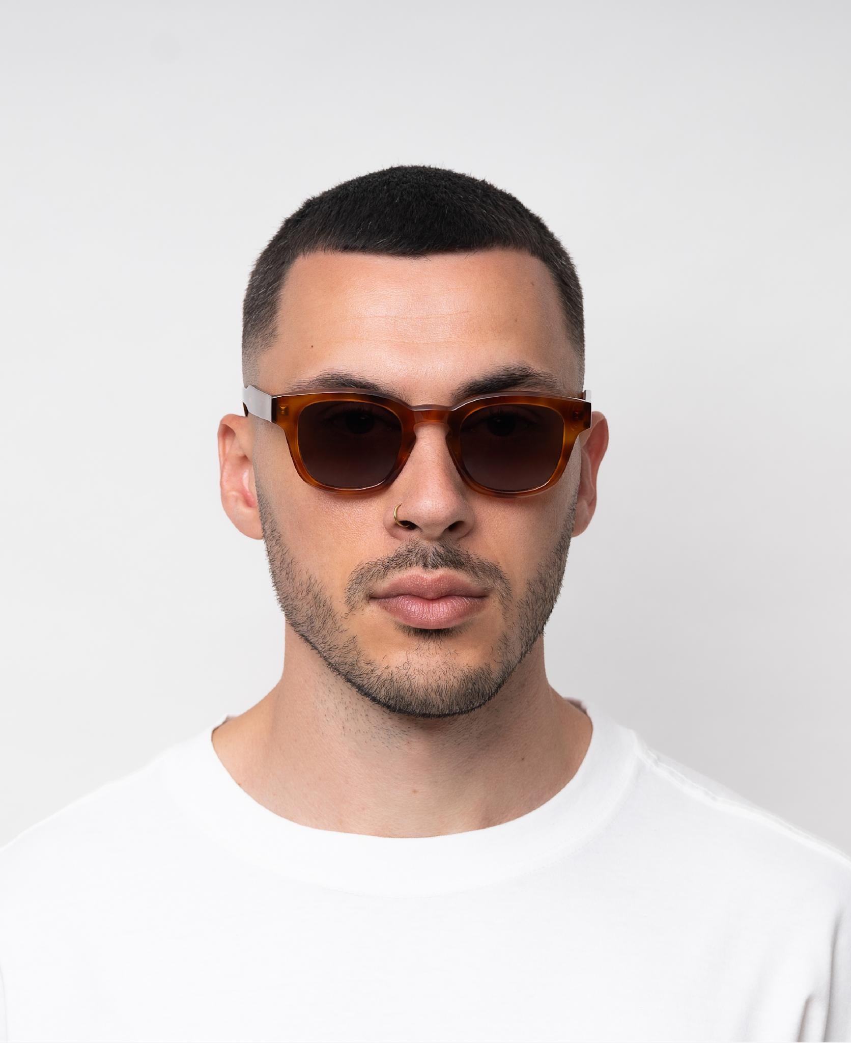 サングラス Off-White Off-White - AUSTIN SUNGLASSES HAVANA BROWN Off-White Austin White Sunglasses - eye-oo.com