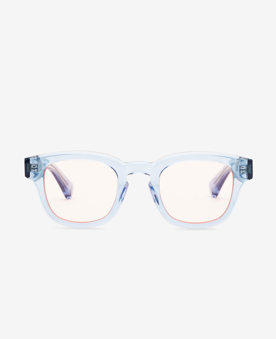 AUSTIN REVEAL - Transparent Blue / Transparent Peach-red tint