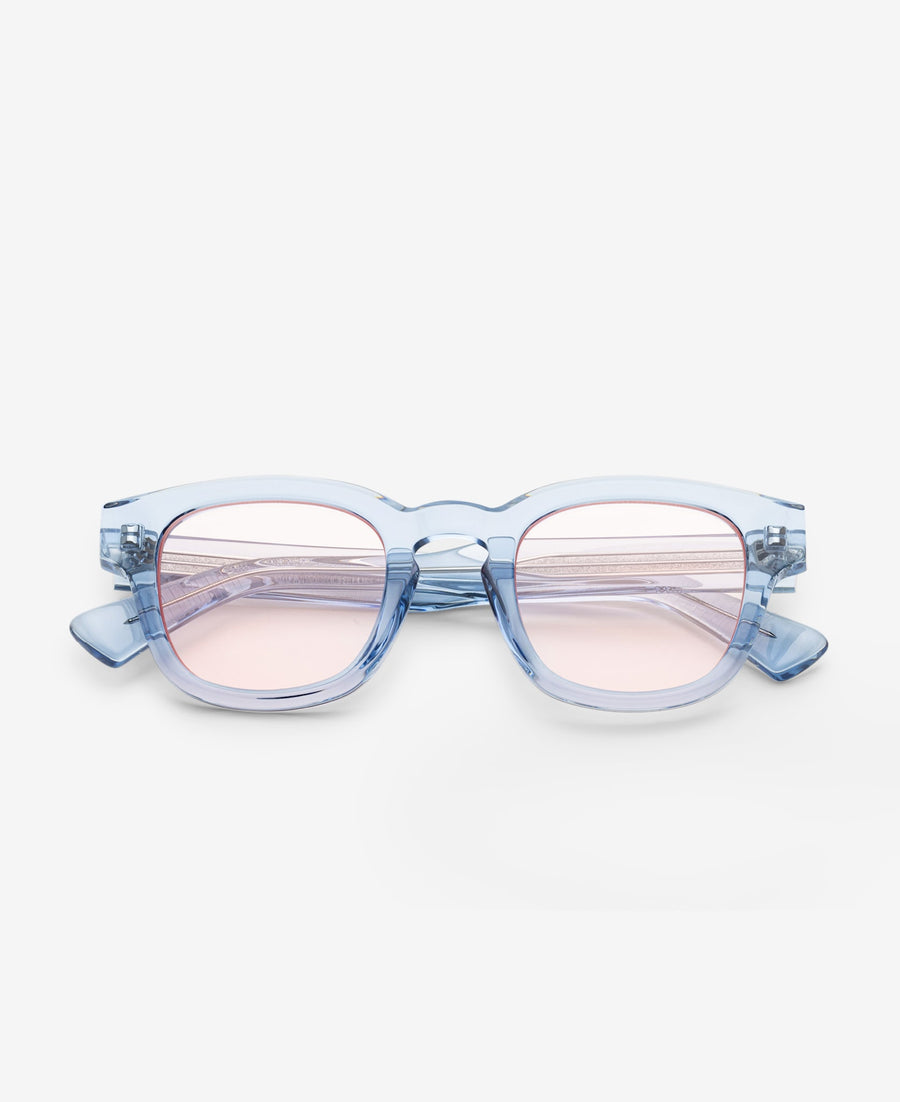 AUSTIN REVEAL - Transparent Blue / Transparent Peach-red tint
