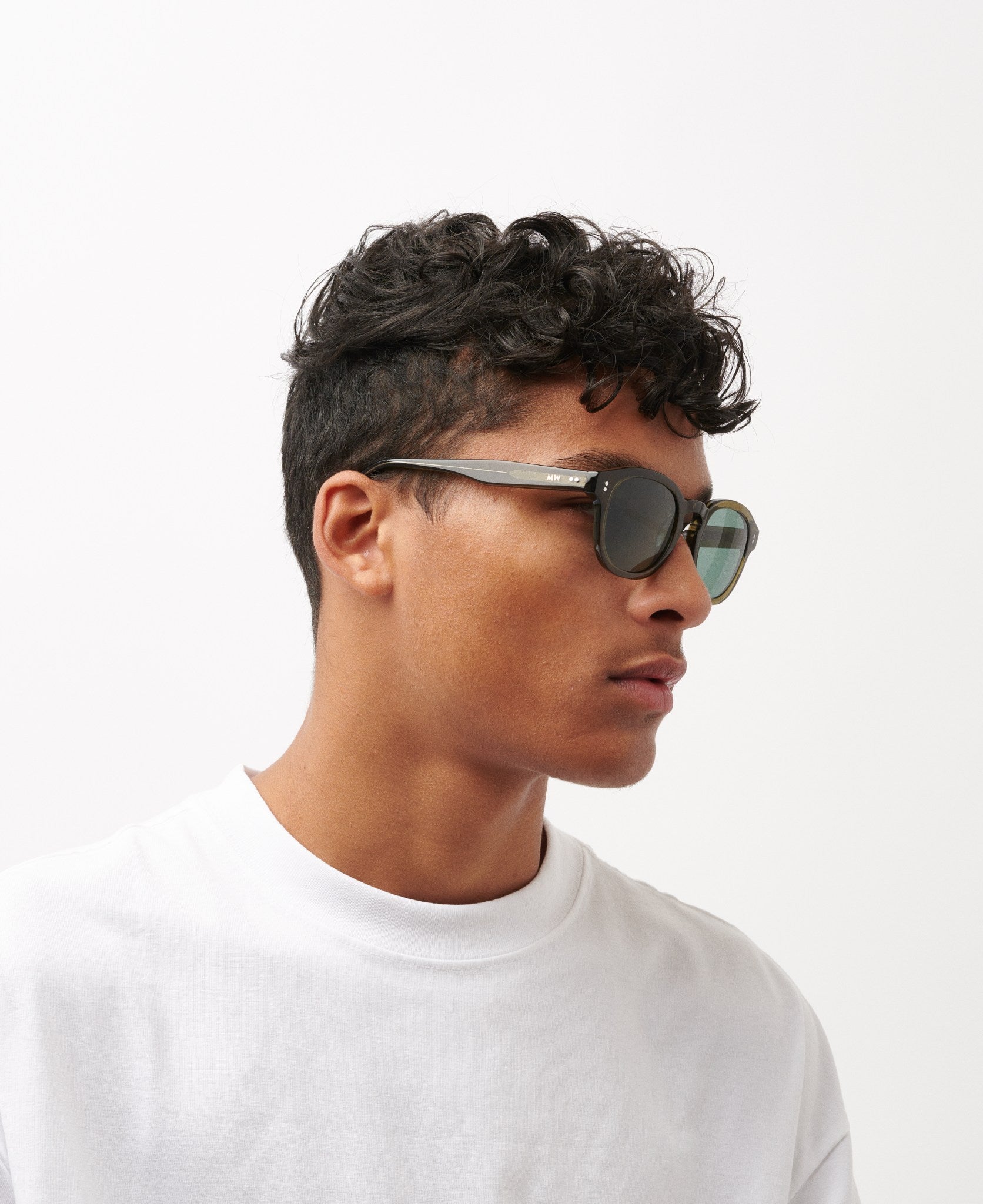 Bio Acetate Sustainable Sunglasses in Green | MESSYWEEKEND