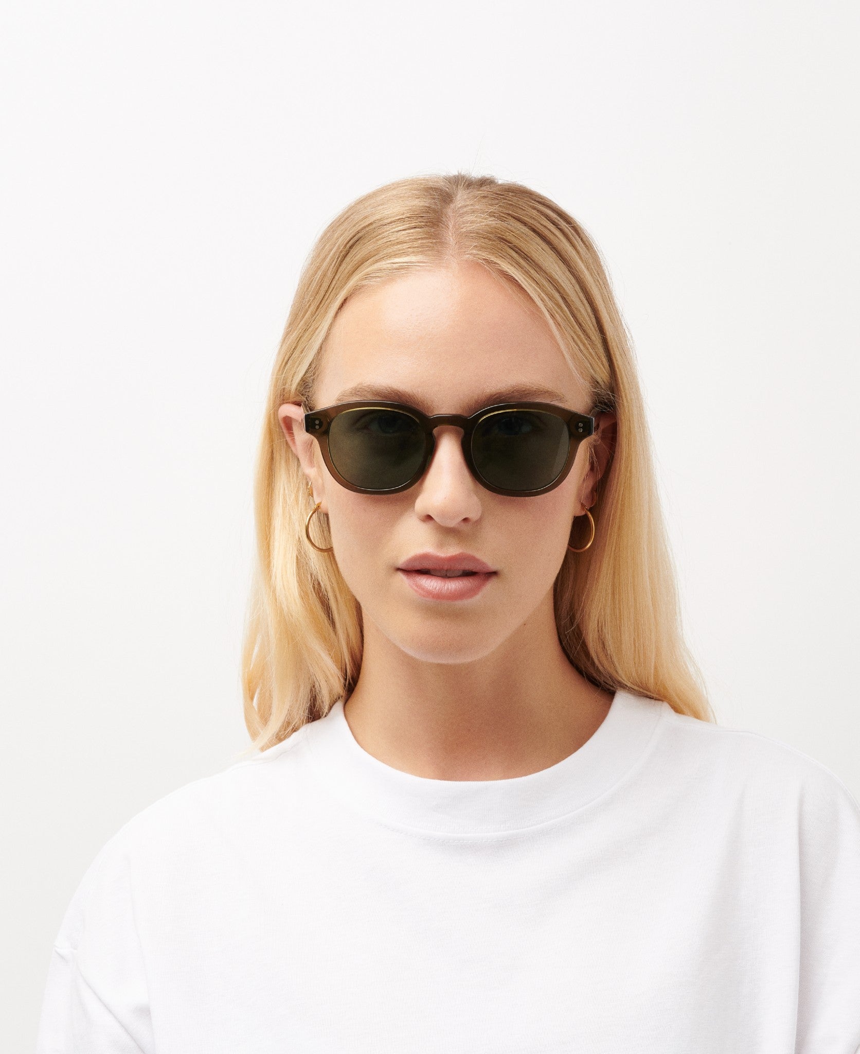 Bio Acetate Sustainable Sunglasses in Green | MESSYWEEKEND