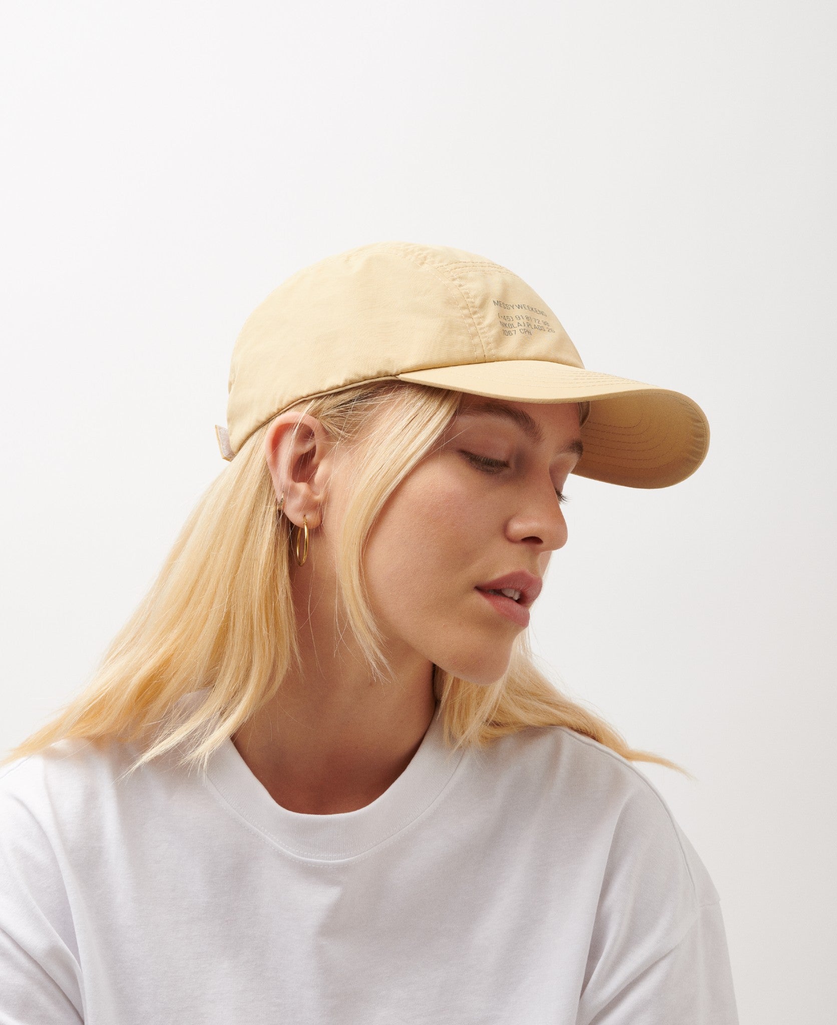 CAP in Sand Color - 1067 | MESSY WEEKEND