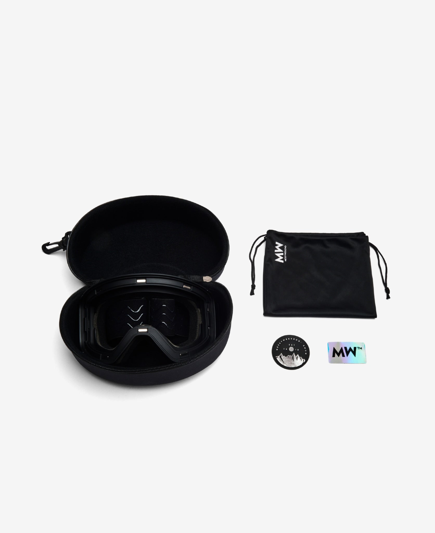 MESSYWEEKEND FLIP XEp Black Asian FitMESSY WEEKEND ゴーグル FLIP