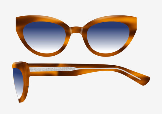DONNA REVEAL - Havana Reveal Gradient Blue