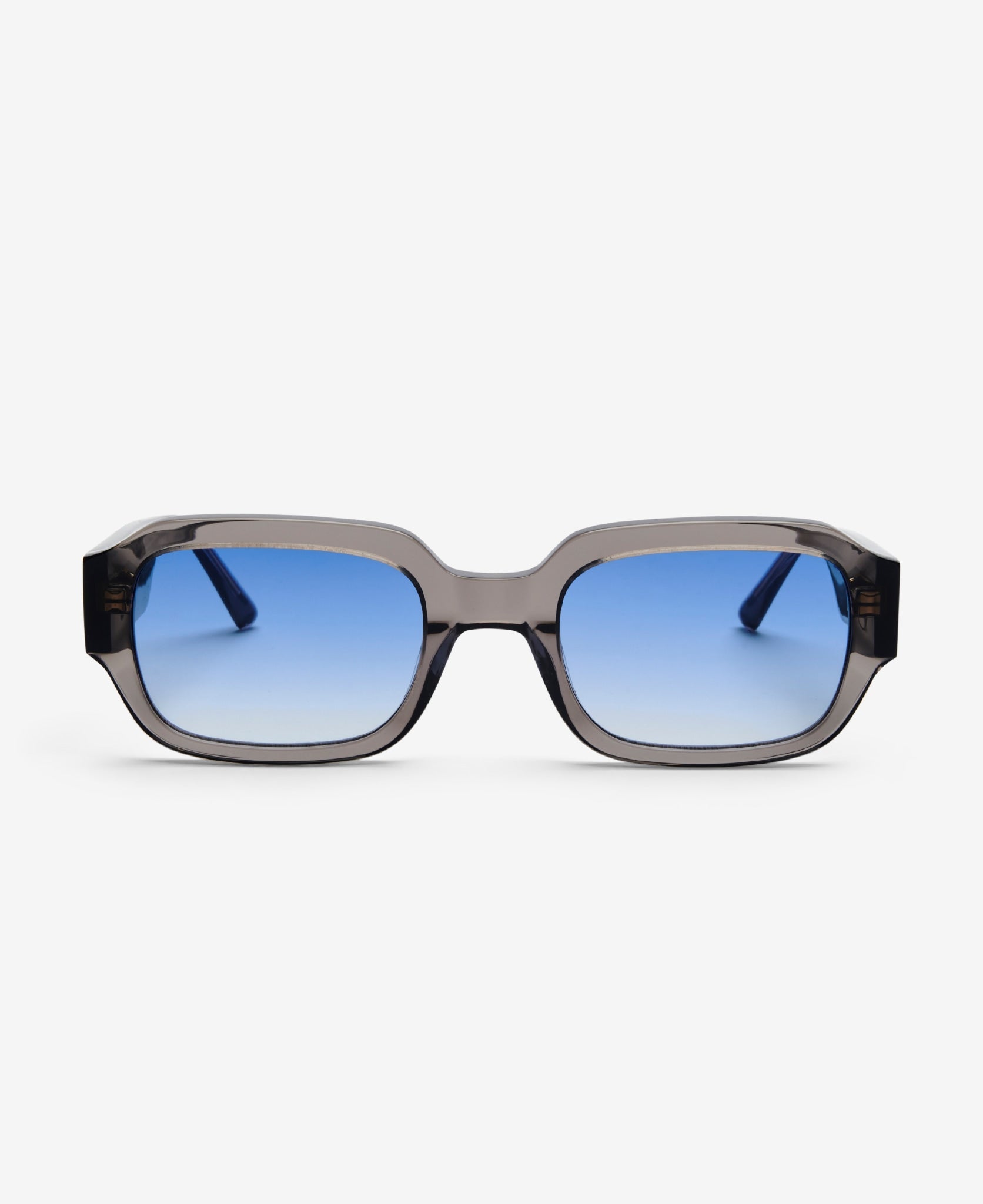 DOWNEY Grey Blue - Statement Sunglasses | MESSYWEEKEND