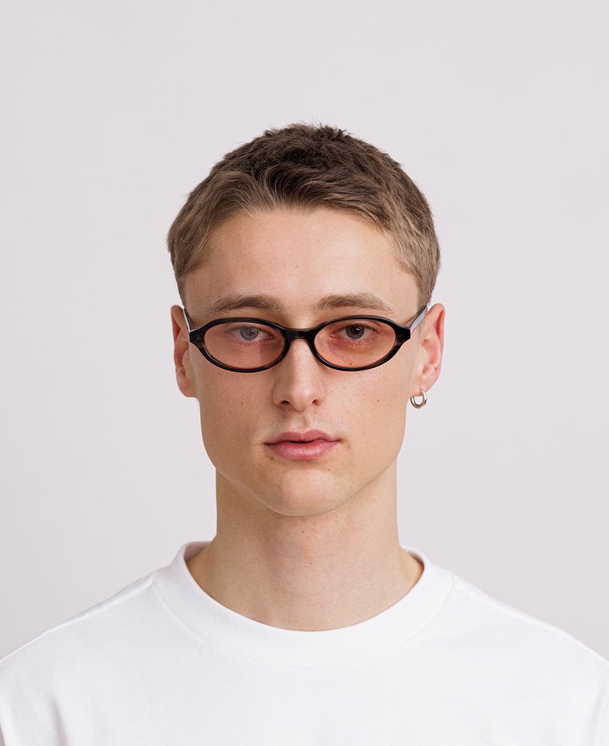 IVY OPTICS - Cloudy Gray Peach-red tint