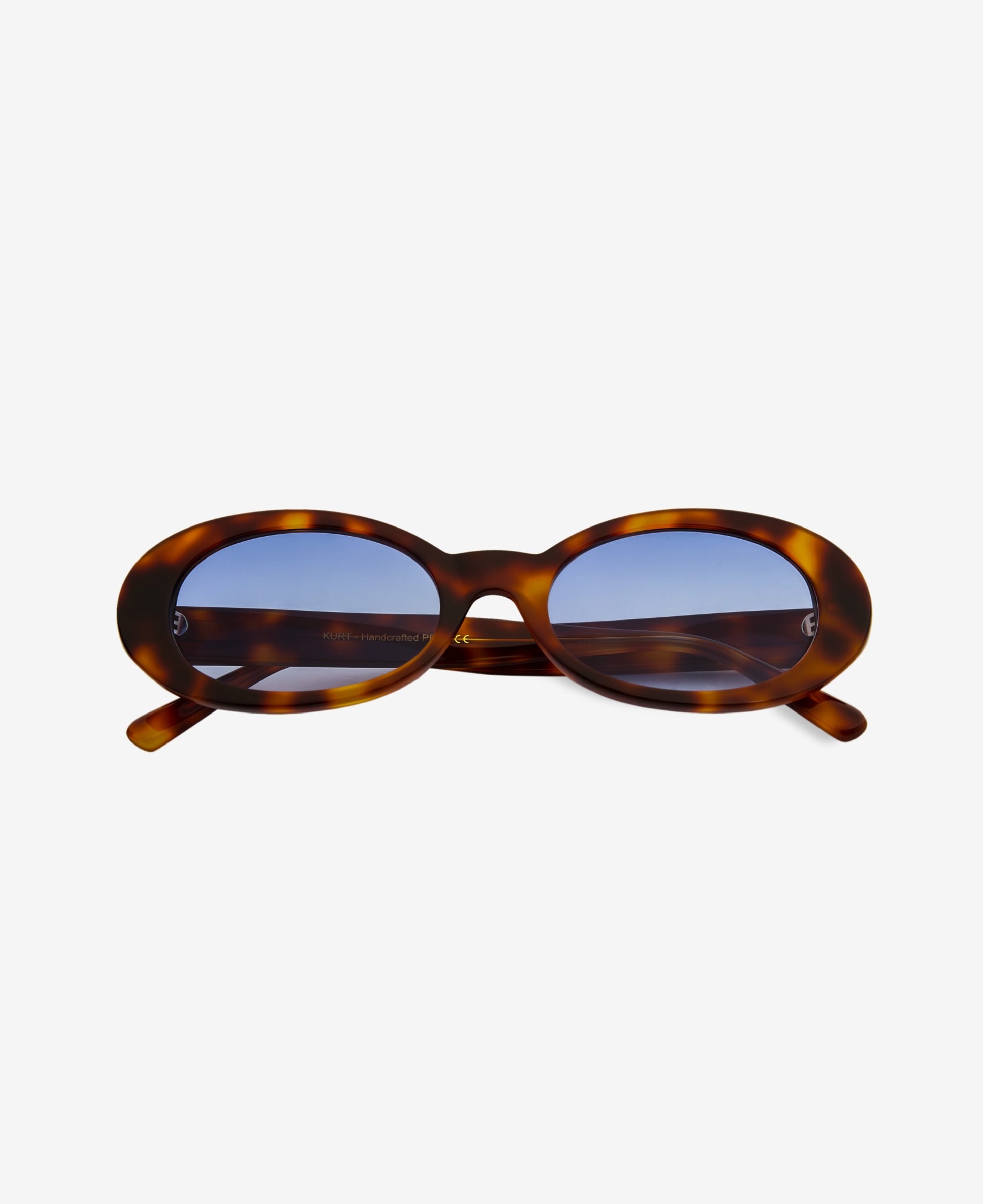 KURT Tortoise Blue - Oval Cat-Eye Sunglasses |MESSYWEEKEND