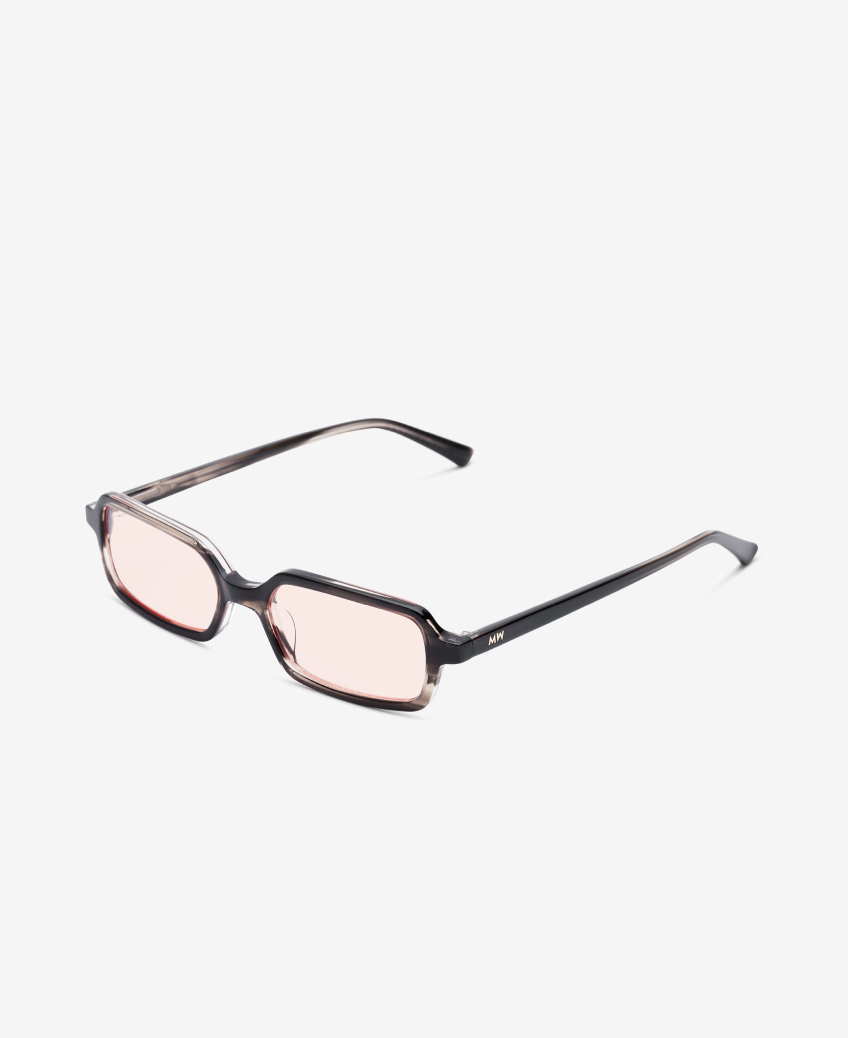 MILO OPTICS - Cloudy Grey Peach-red tint