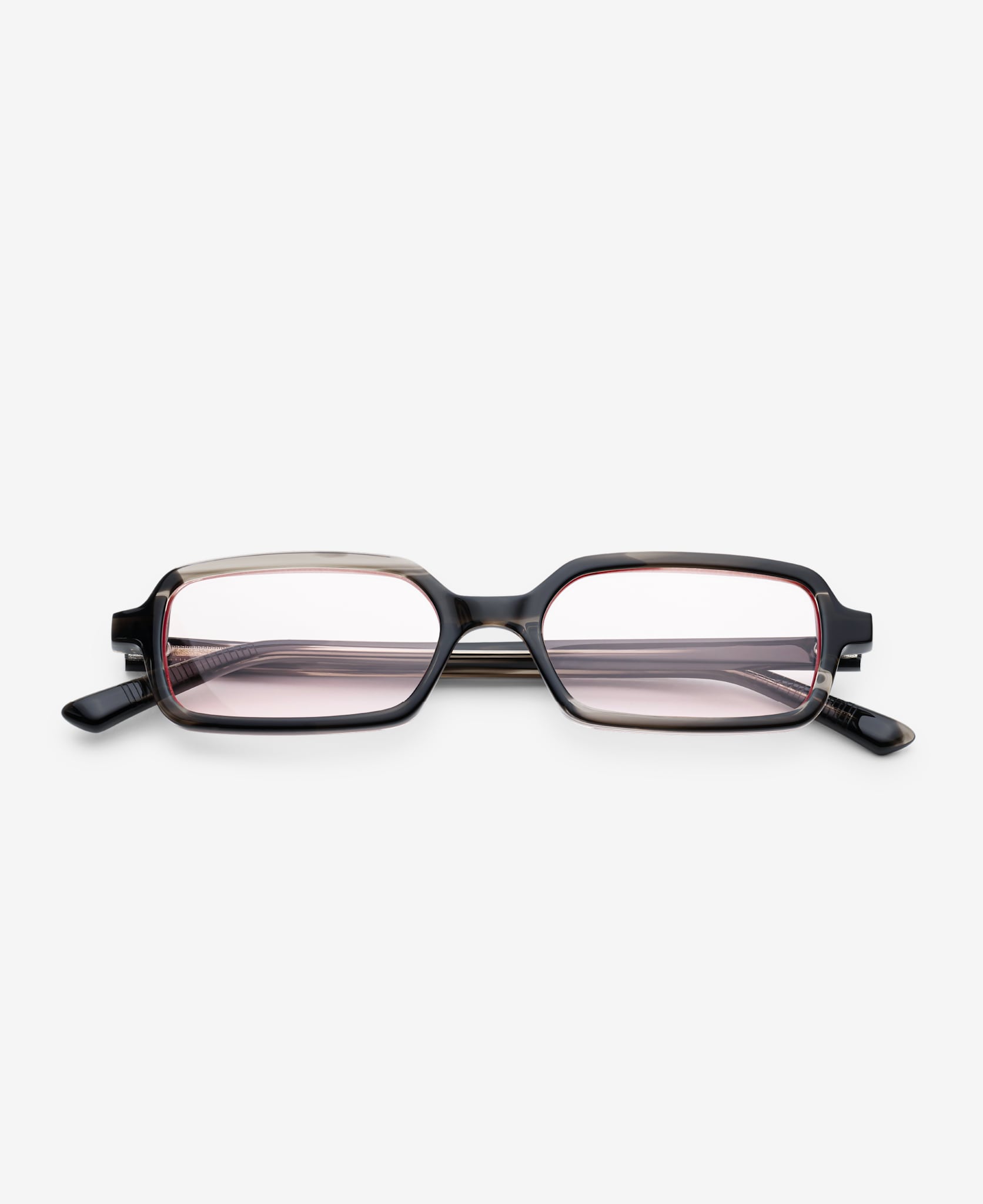 MILO OPTICS - Cloudy Grey Peach-red tint