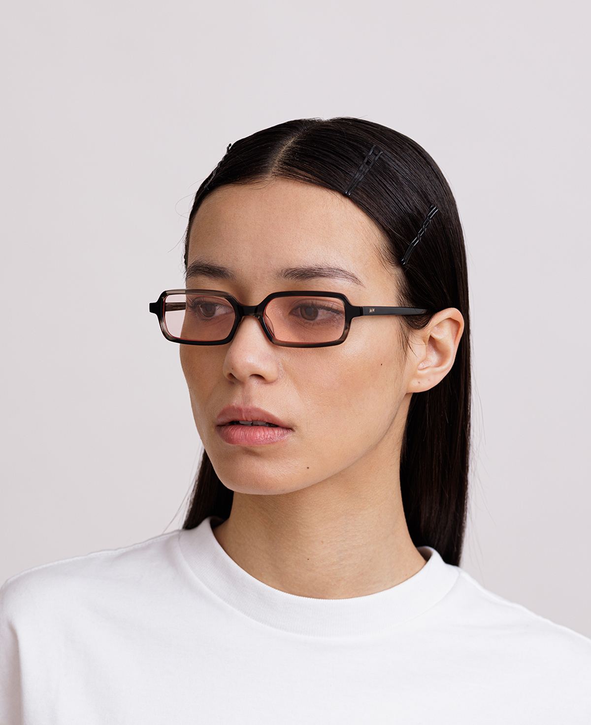 MILO OPTICS - Cloudy Gray Peach-red tint