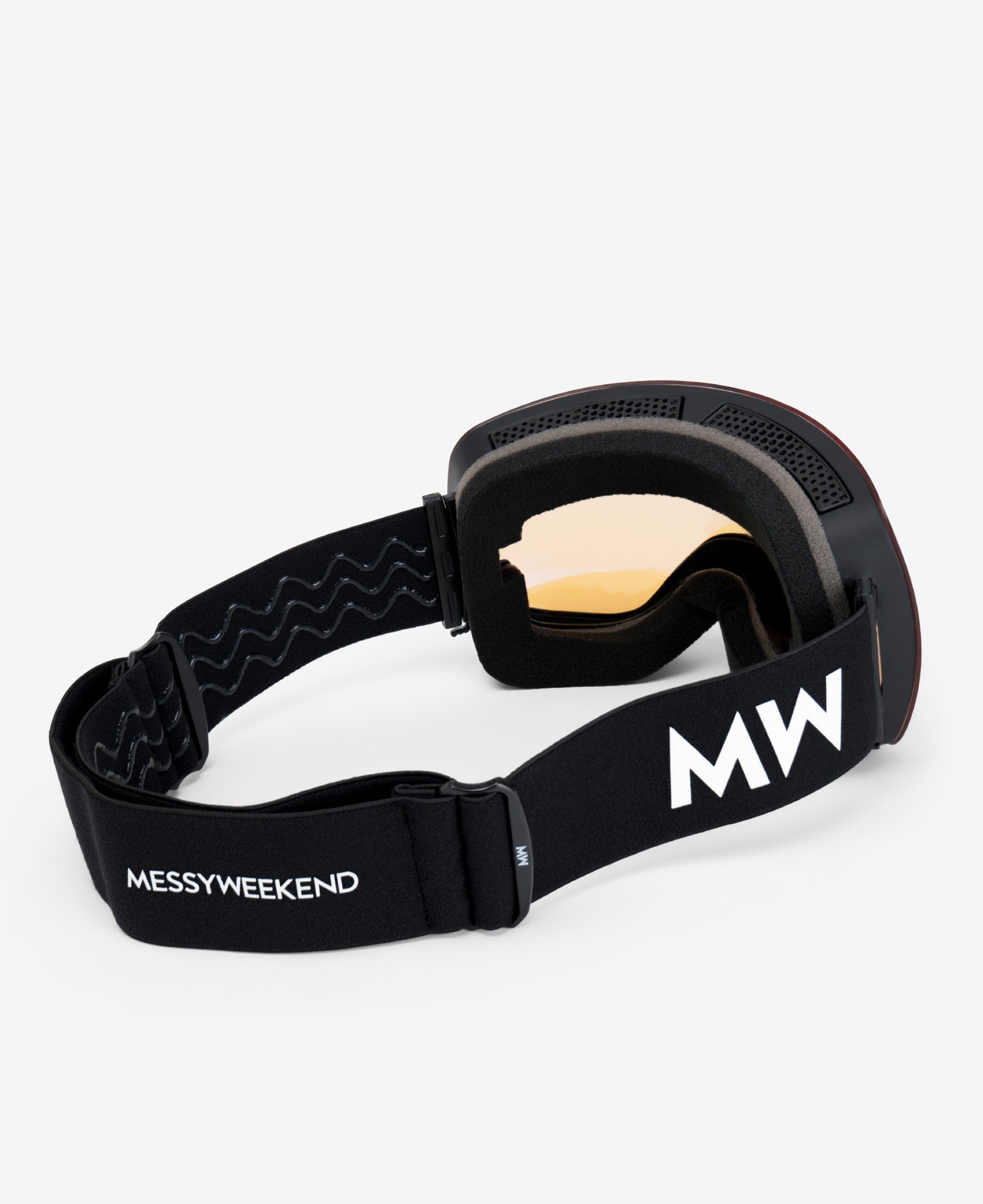 Messy Weekend ORBIT XEP JAPAN FITゴーグル MESSYWEEKEND - CLEAR XE2 - ASIAN FIT / Black Green Mirrored