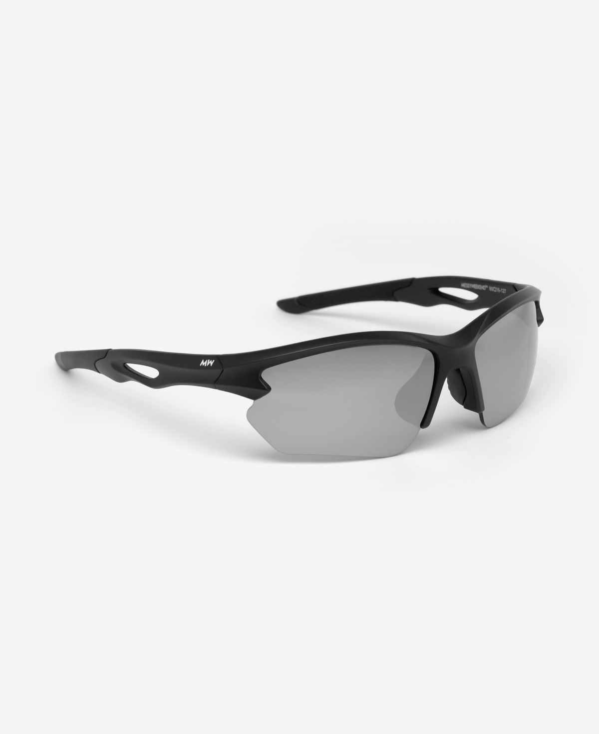 RATE - Black Silver Mirrored Polarized