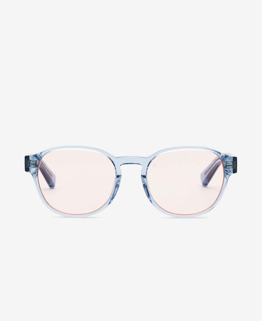 RYAN REVEAL - Transparent Blue / Transparent Peach-red tint