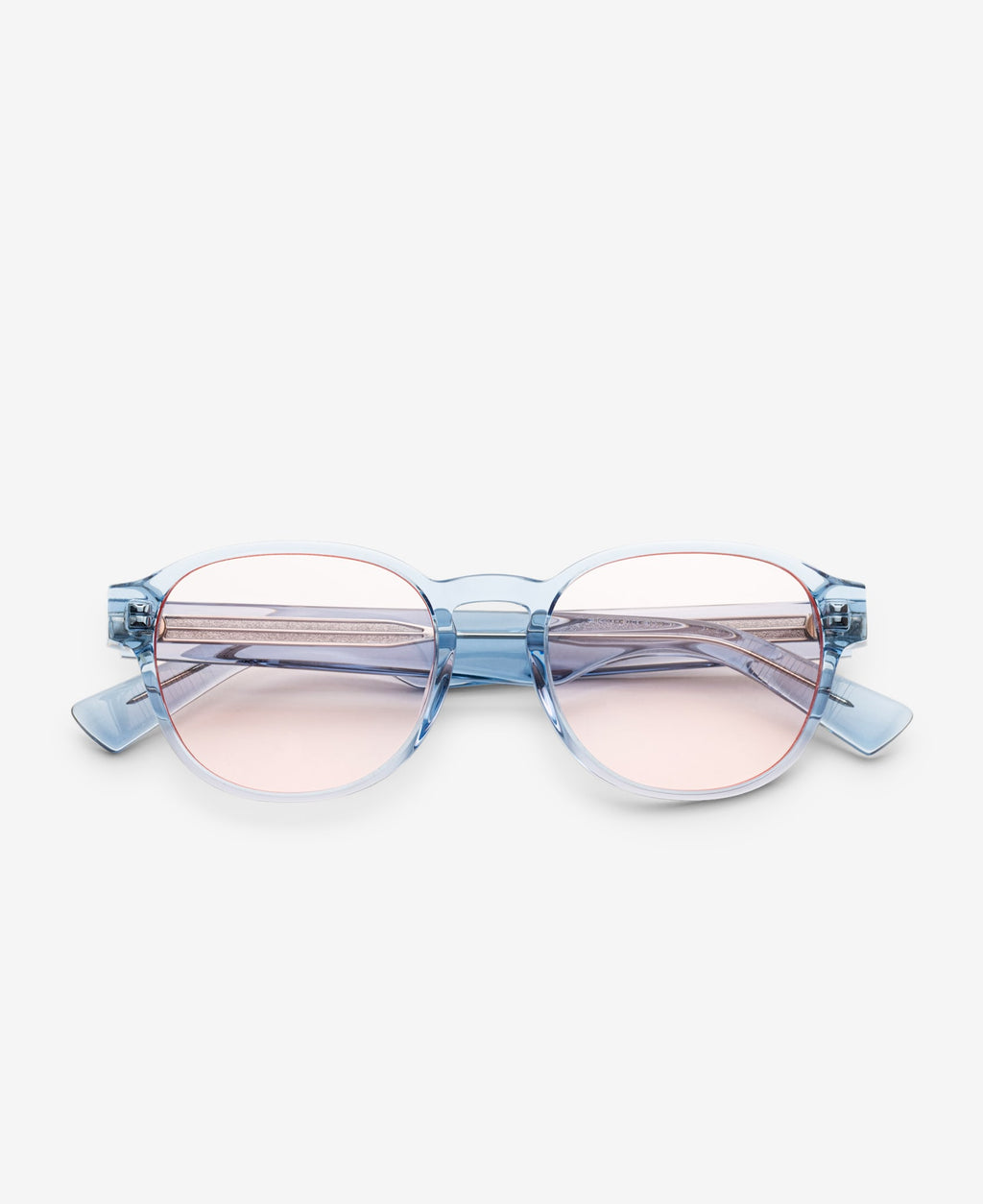 RYAN REVEAL - Transparent Blue / Transparent Peach-red tint