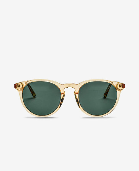 DEPP Champagne - Round Acetate Sunglasses | MESSYWEEKEND