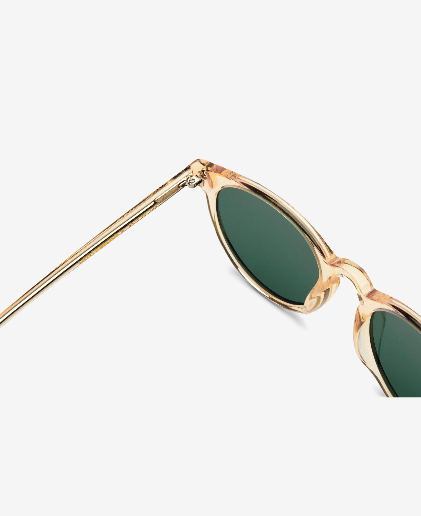 DEPP Champagne - Round Acetate Sunglasses | MESSYWEEKEND
