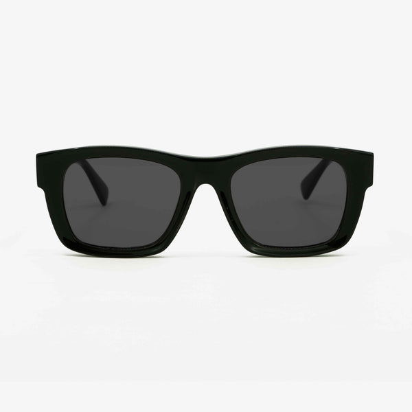 Future Bound Wraparound Sunglasses - Black Frame with Smoke