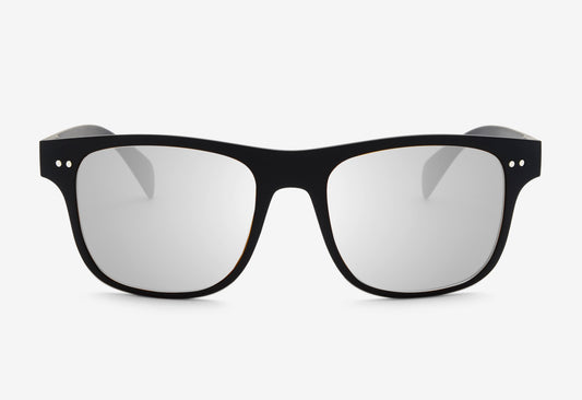 TEMPO - Black Silver Mirrored Polarized