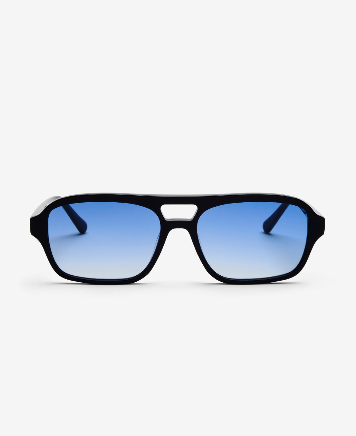 Burt Black Gradient Blue Sunglasses, Confort and Style