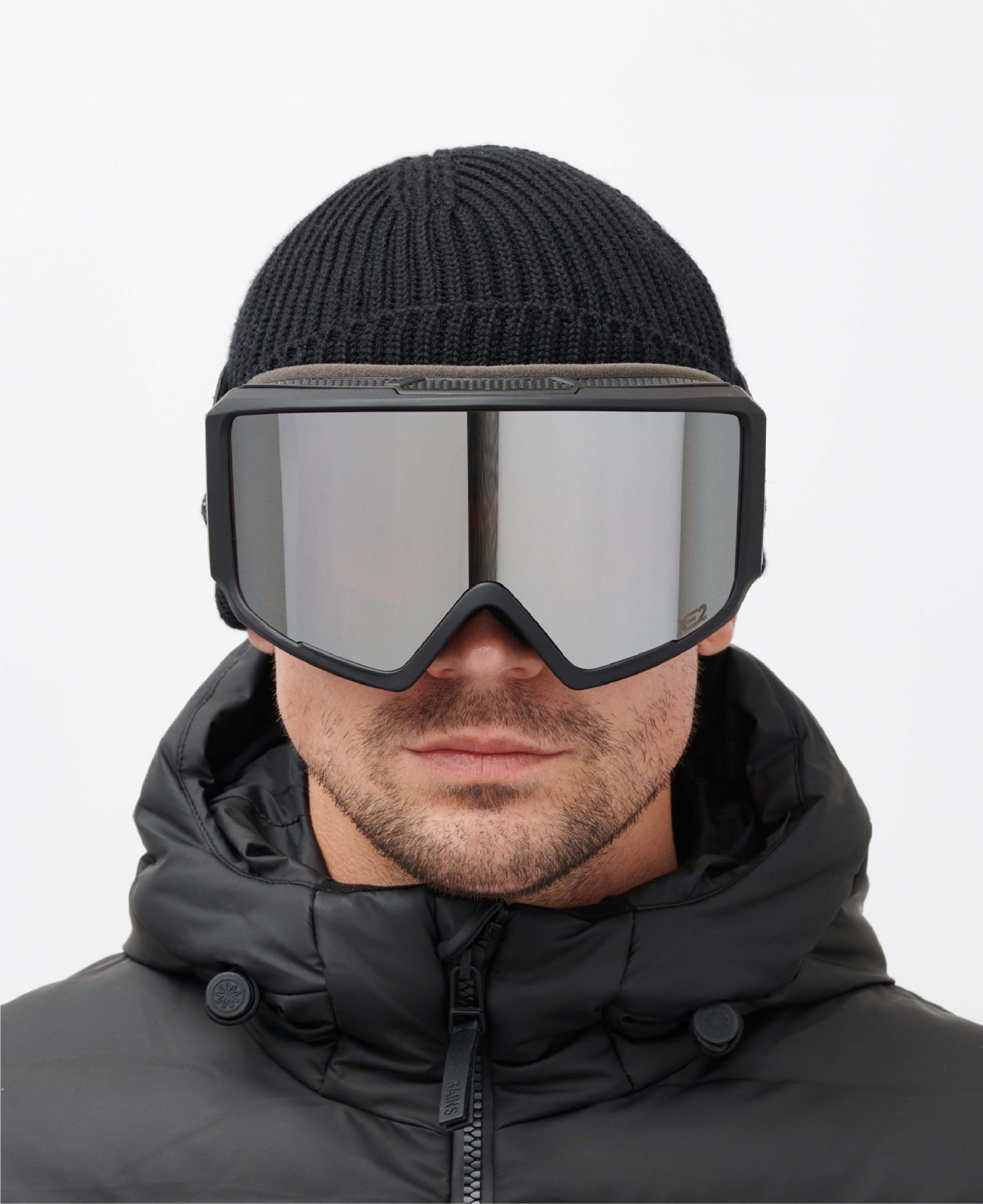 FLIP XE2 - Black Silver Mirror - Ski Goggles ⎪ MESSYWEEKEND