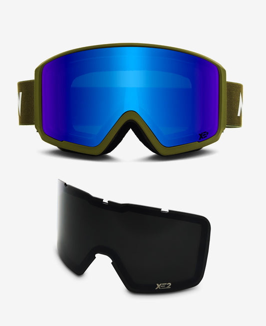 Frameless Ski Goggles - frames from without MW Lenses