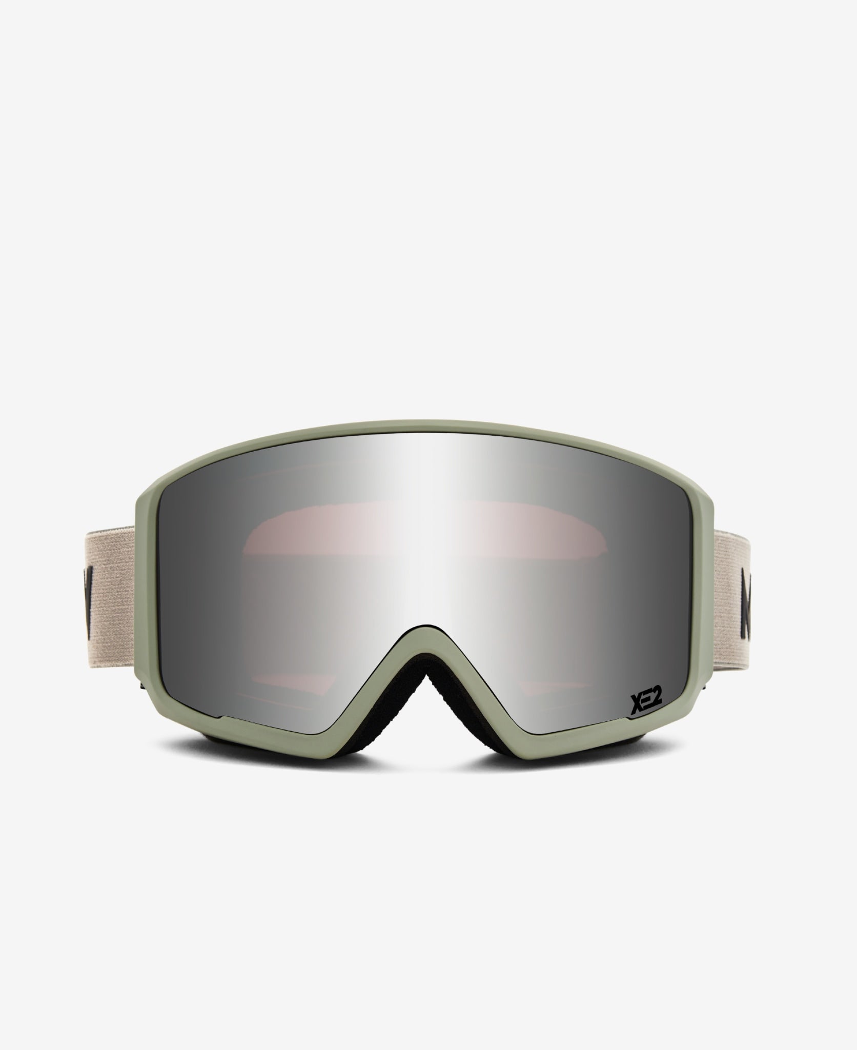 FLIP XE2 - Light Grey Silver Mirror - Ski Goggles ⎪ MESSYWEEKEND
